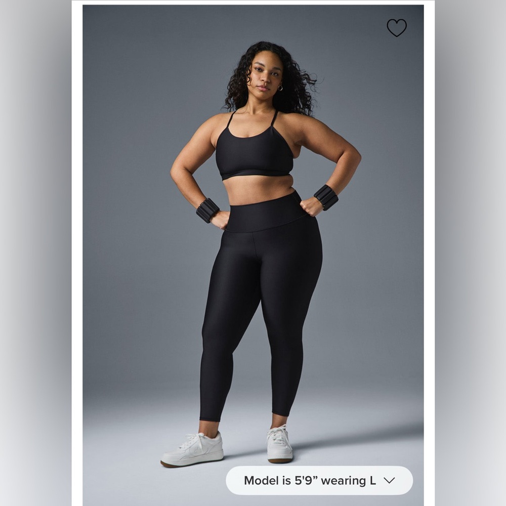 ALO 7/8 High-Waist Airlift Legging Black Size L